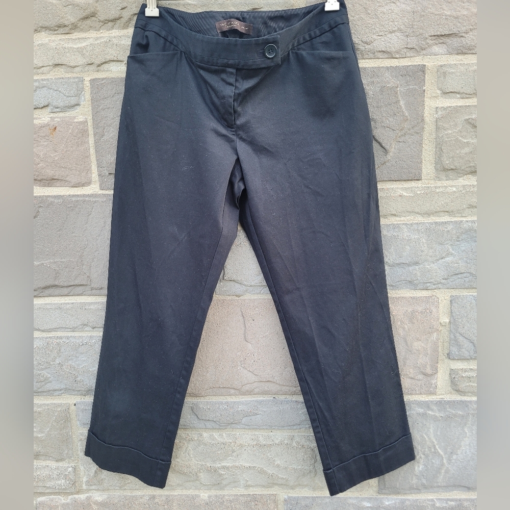 The Limited Collection Drew Fit Cuffed Black Pants 8
